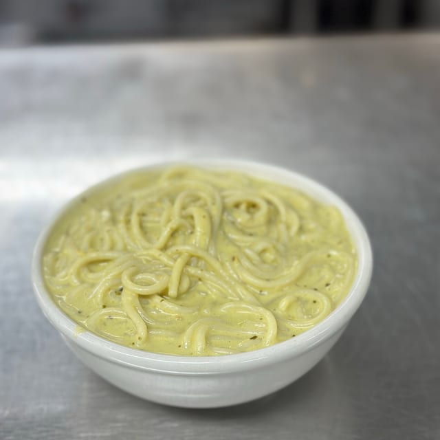 Spicy Green Spaghetti.