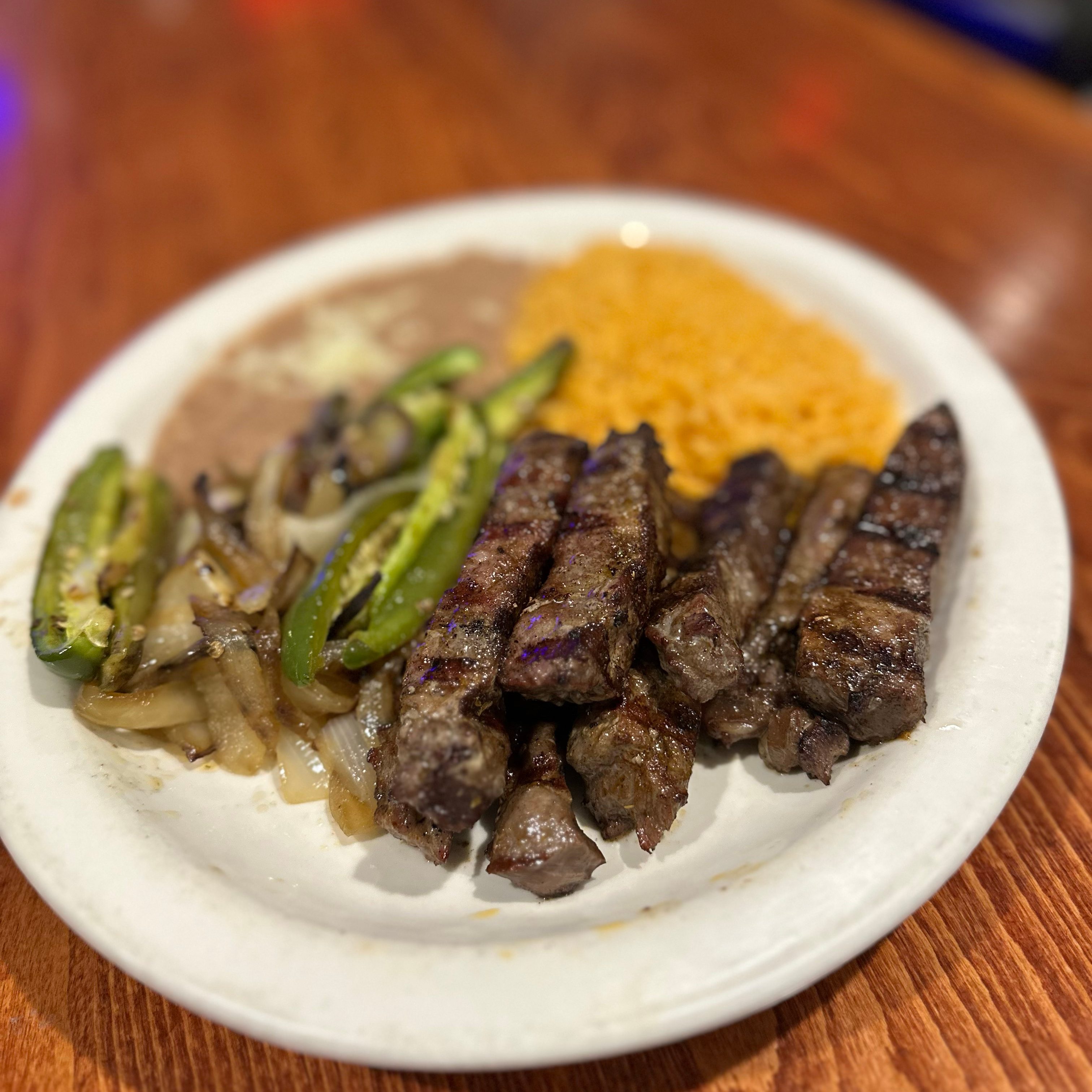 Carne Asada Plate.