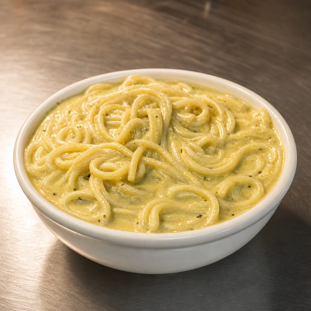 Spicy Green Spaghetti.