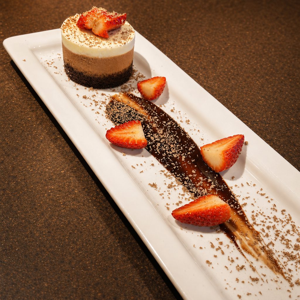 Triple Chocolate Mousse Cake.