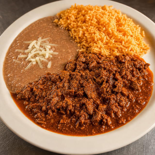 Bistek Con Chile Plate.
