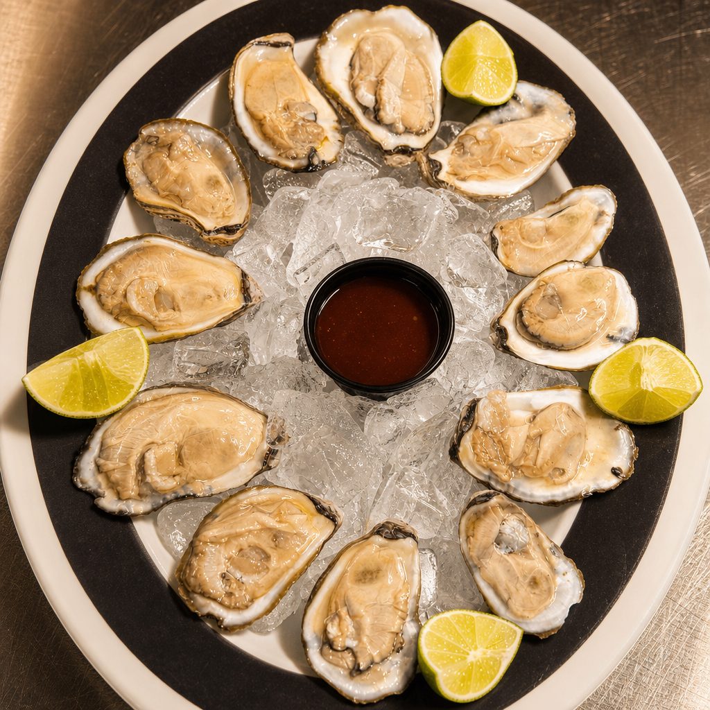 Fresh Oysters.